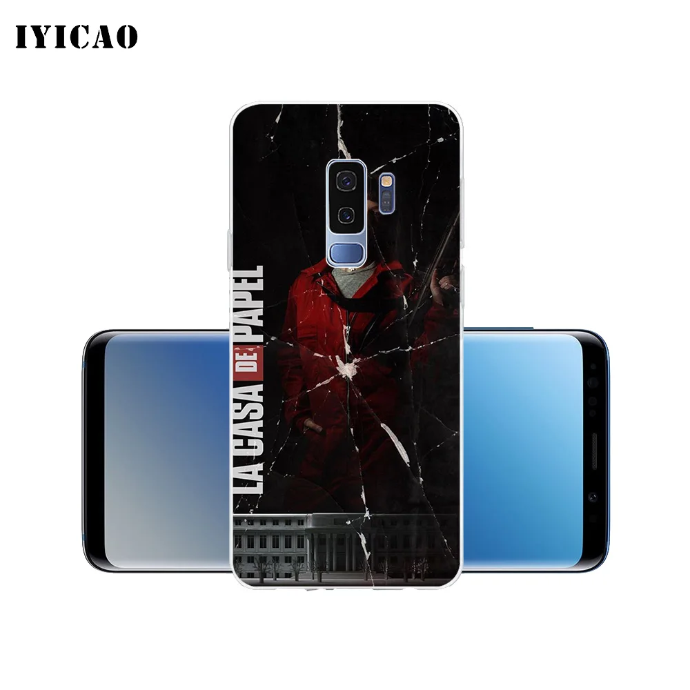 IYICAO La Casa De Papel Мягкий силиконовый чехол для телефона Samsung Galaxy S10e S10 S9 S8 Plus S7 Edge TPU |