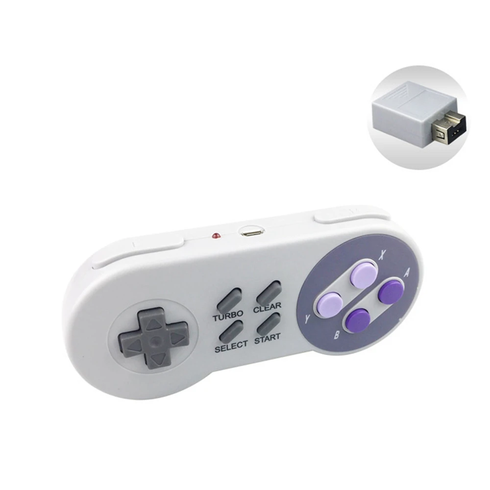 2 4G USB беспроводной Bluetooth геймпад для Super Nintendo NES SNES Классическая мини-версия игры