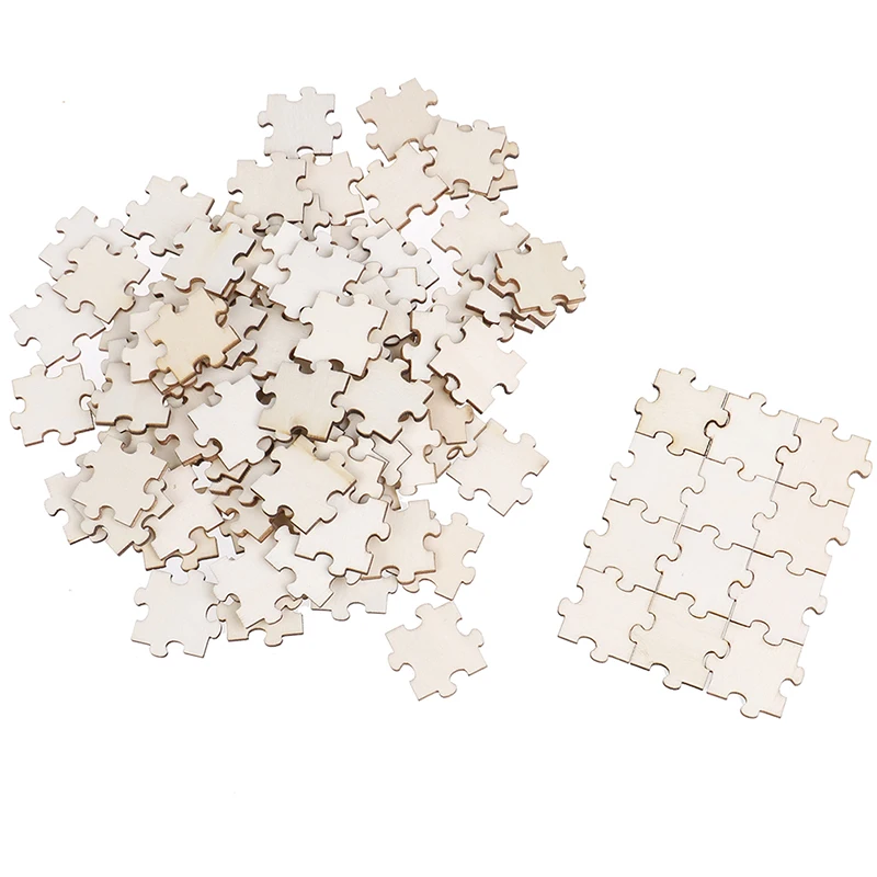 100pcs 200 шт полые в форме сердца, звезды, дерево для скрапбукинга ручной работы DIY Carfts лесенцеты украшение домашний декор - Цвет: 100pcs