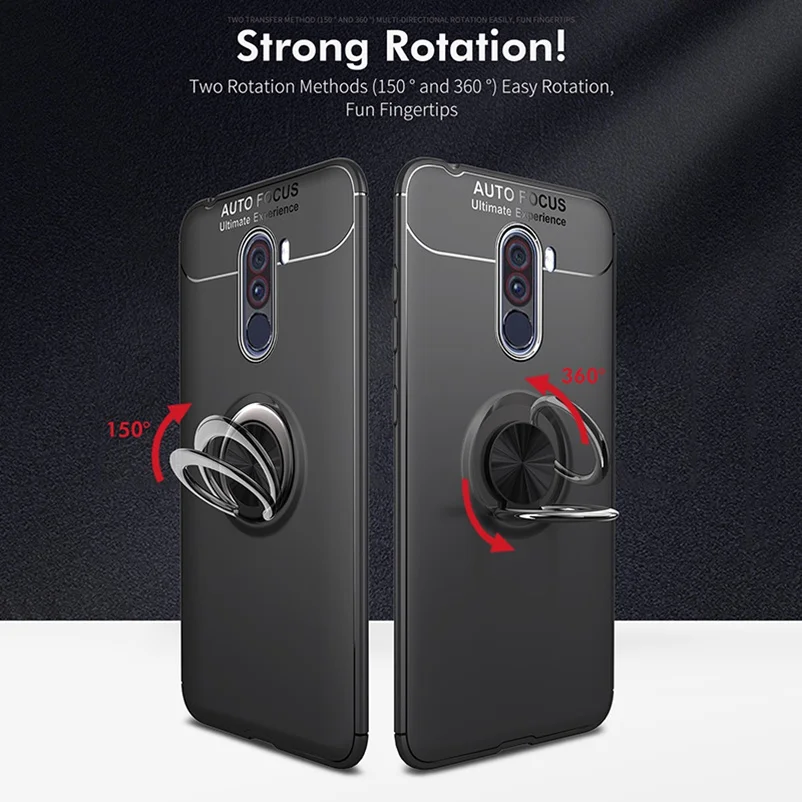 Poco f1 Case for Xiaomi Pocophone F1 Cover Holder Bracket Xioami RedMi Note 4 6 4X 5 Pro 5A Prime 4A 6A S2 Funda |