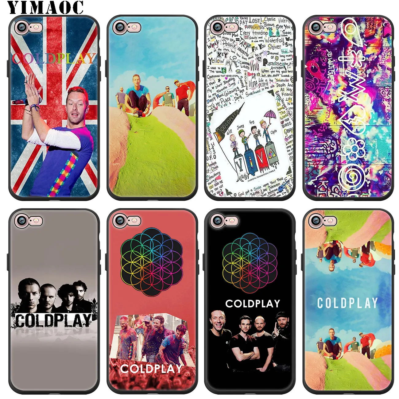 Чехол для телефона YIMAOC Coldplay мягкий силиконовый чехол iPhone 11 Pro XS Max XR X 6 6S 7 8 Plus 5 5S SE 10