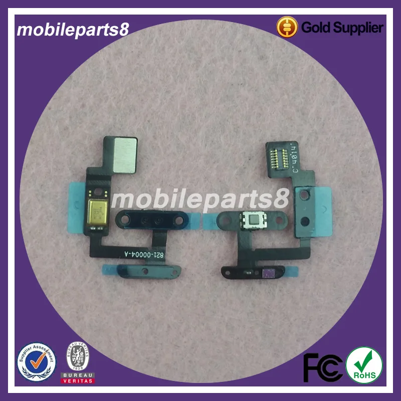 10 шт./лот кнопка переключения питания гибкий кабель лента для ipad 2 3 4 5 air 6 air2 mini 1 с