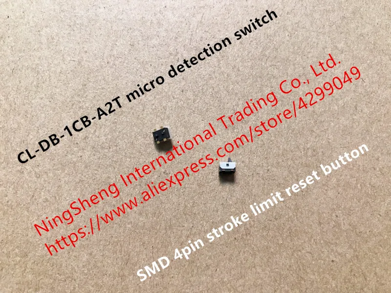 Оригинальный новый 100% CL-DB-1CB-A2T микро-переключатель обнаружения SMD 4pin Кнопка