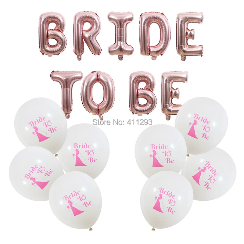 С надписью &quotbride to be&quot шар Свадебные праздничные шары девичник вечерние