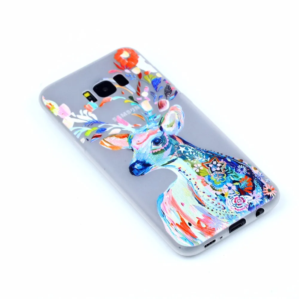 Для Samsung s8 Plus чехол пылезащитный тонкий мягкий из ТПУ для Galaxy 6 2 дюйма телефона Funda