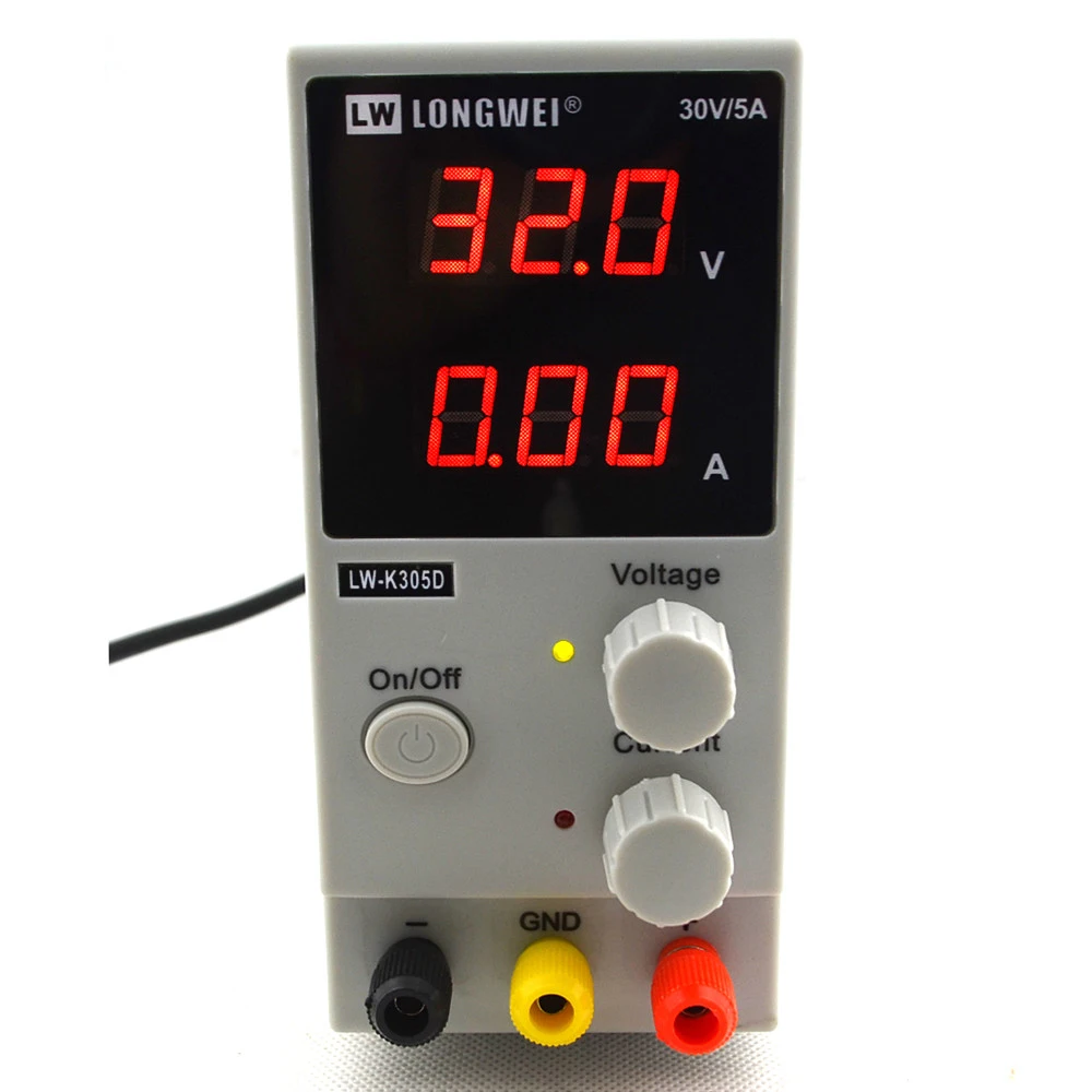 Напряжение регуляторы LW-K305D 30V 5A коммутатор лабораторный источник питания постоянного тока 0,1 V 0.01A цифровой Дисплей Регулируемый мини источник питания постоянного тока