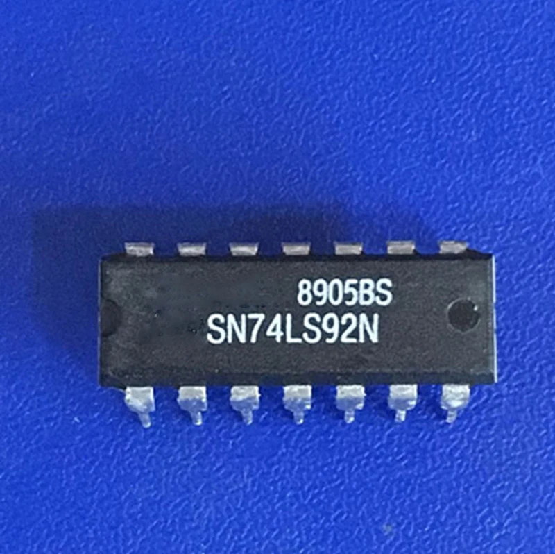 10 шт./лот 74LS92 SN74LS92N HD74LS92P DIP 14 логическая микросхема новый оригинальный|Запасные