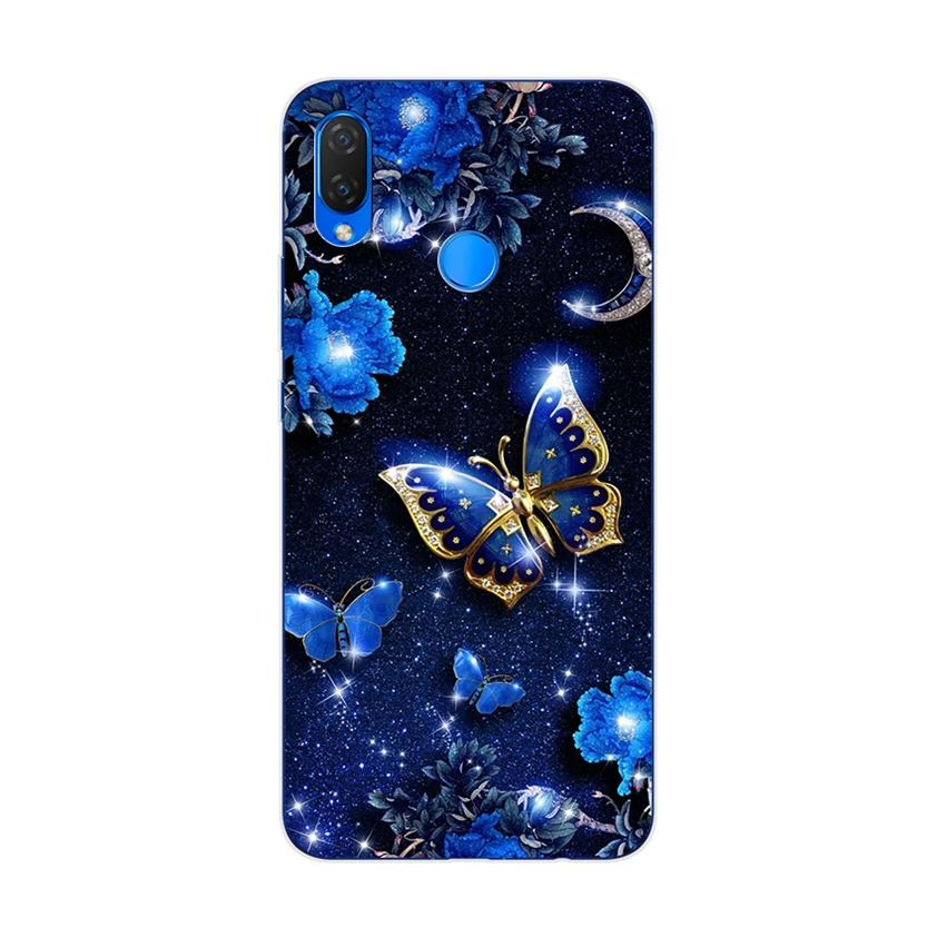 Чехол для Huawei Nova 3i мягкий силиконовый чехол 6 3 дюйма милые чехлы из ТПУ с принтом