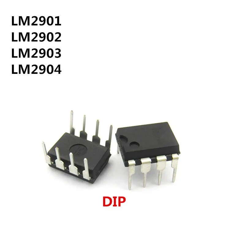 10 шт. LM2901N LM2902N LM2903P LM2904O DIP LM2901 LM2902 LM2903 LM2904 Хорошее качество IC|Интегральные схемы| |