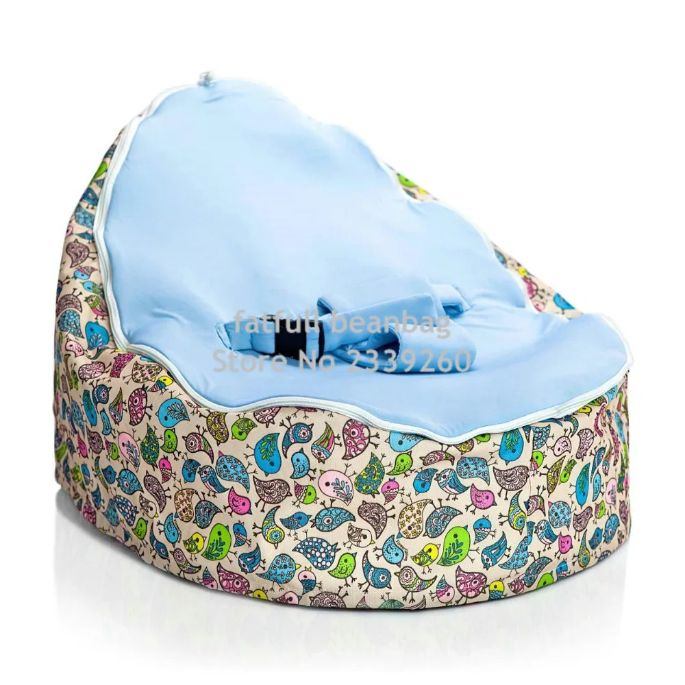 COVER ONLY NO FILLINGS - Chirpy birds Kid Tollder Baby Bean Bag Snuggle Infant Sleeping For Child =10-year old | Мебель