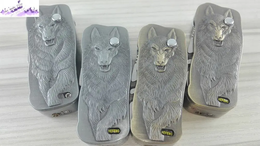 Smoking set plastics cigarette box funny lighter Wolf sculpture personalized lighters Cigarette accessories! | Дом и сад