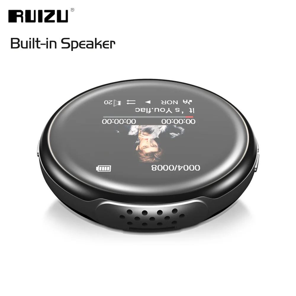 Новейший MP3 плеер RUIZU M1 Bluetooth спортивный мини Портативный аудио 8 ГБ с Built in