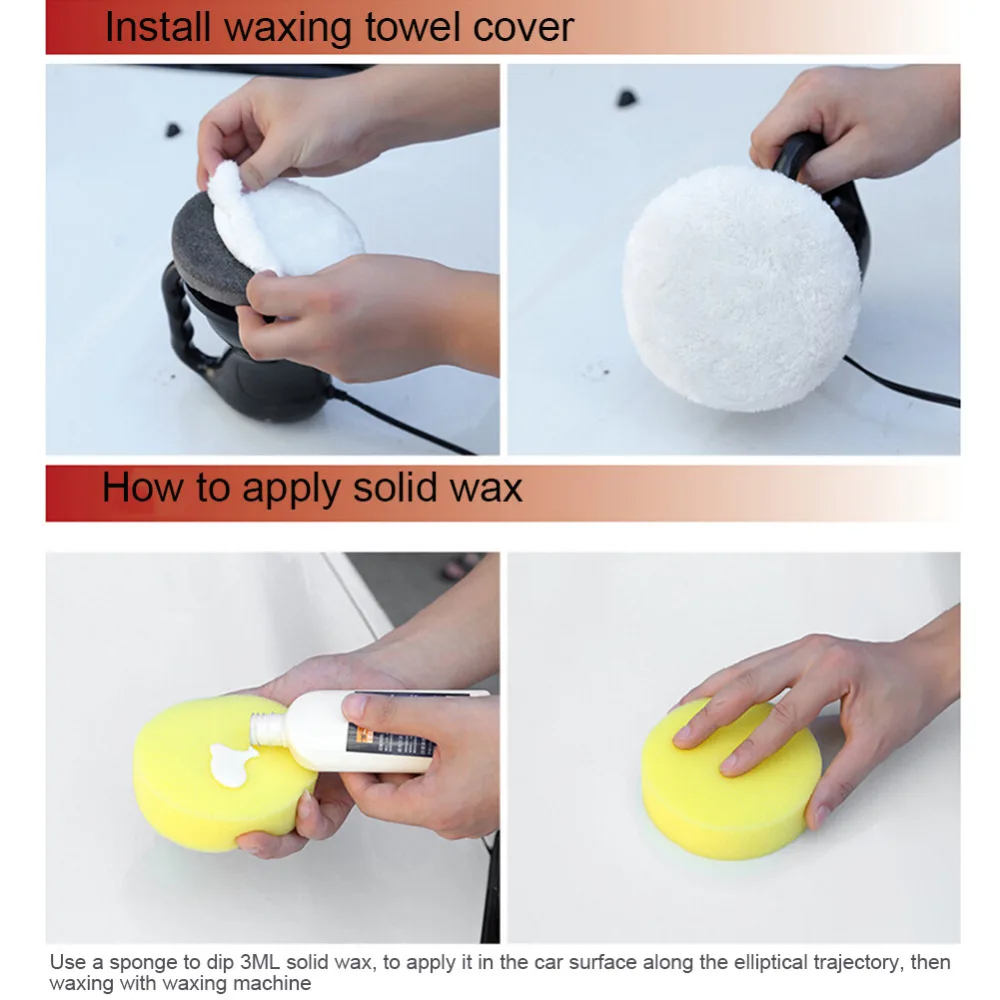 

40W Electric Car Polishing machine Waxing Machine Vacuum Cleaner Car Gloss Car Paint Care Repair Polisher for Scratch Remover