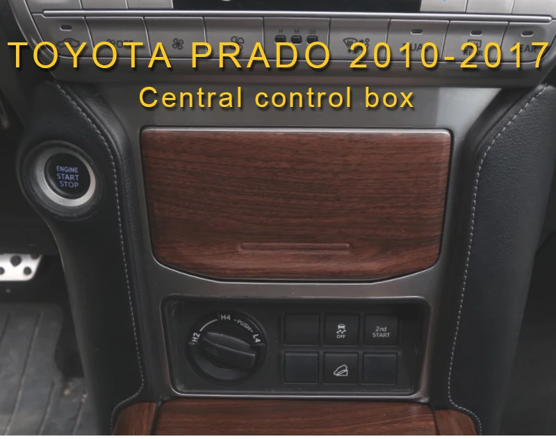 Карманго для Toyota Land Cruiser Prado 150 Автомобильная центральная консоль коробка для хранения панель Крышка рамка наклейка колодка для отделки аксессуар