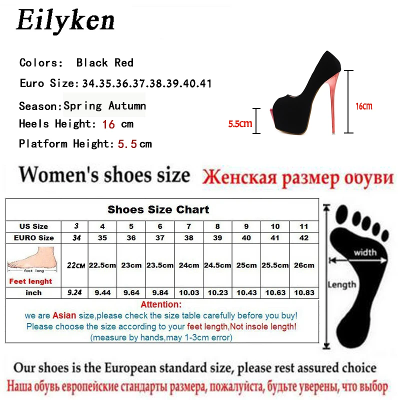 Eilyken/женские пикантные туфли-лодочки с открытым носком; сезон весна-осень; Дизайнерская обувь; туфли-лодочки на платформе; женские туфли на шпильках на День Валентина; размеры 34-40