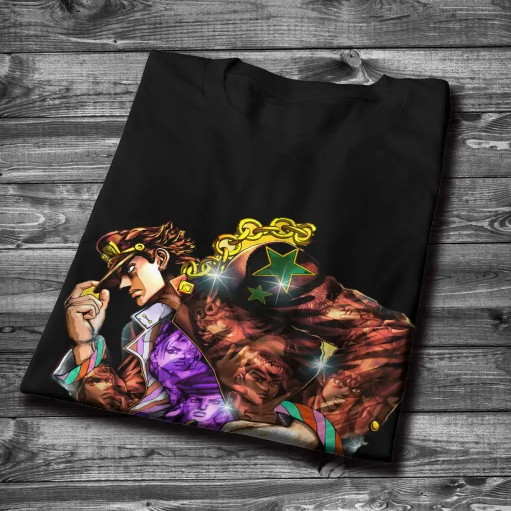 Футболка мужская с круглым вырезом мягкий хлопок приключения Джоджо невероятные