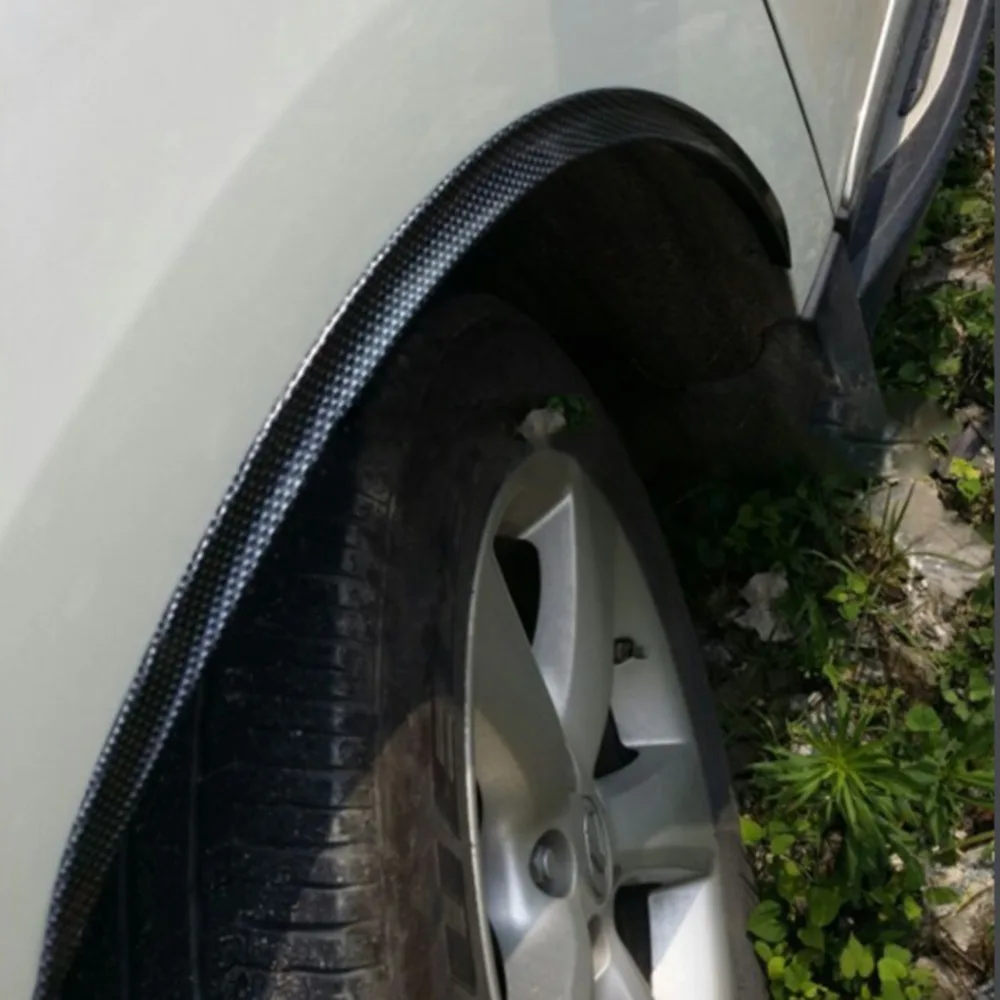 1 пара Универсальные Автомобильные Брызговики из углеродного волокна|wheel lip|fender