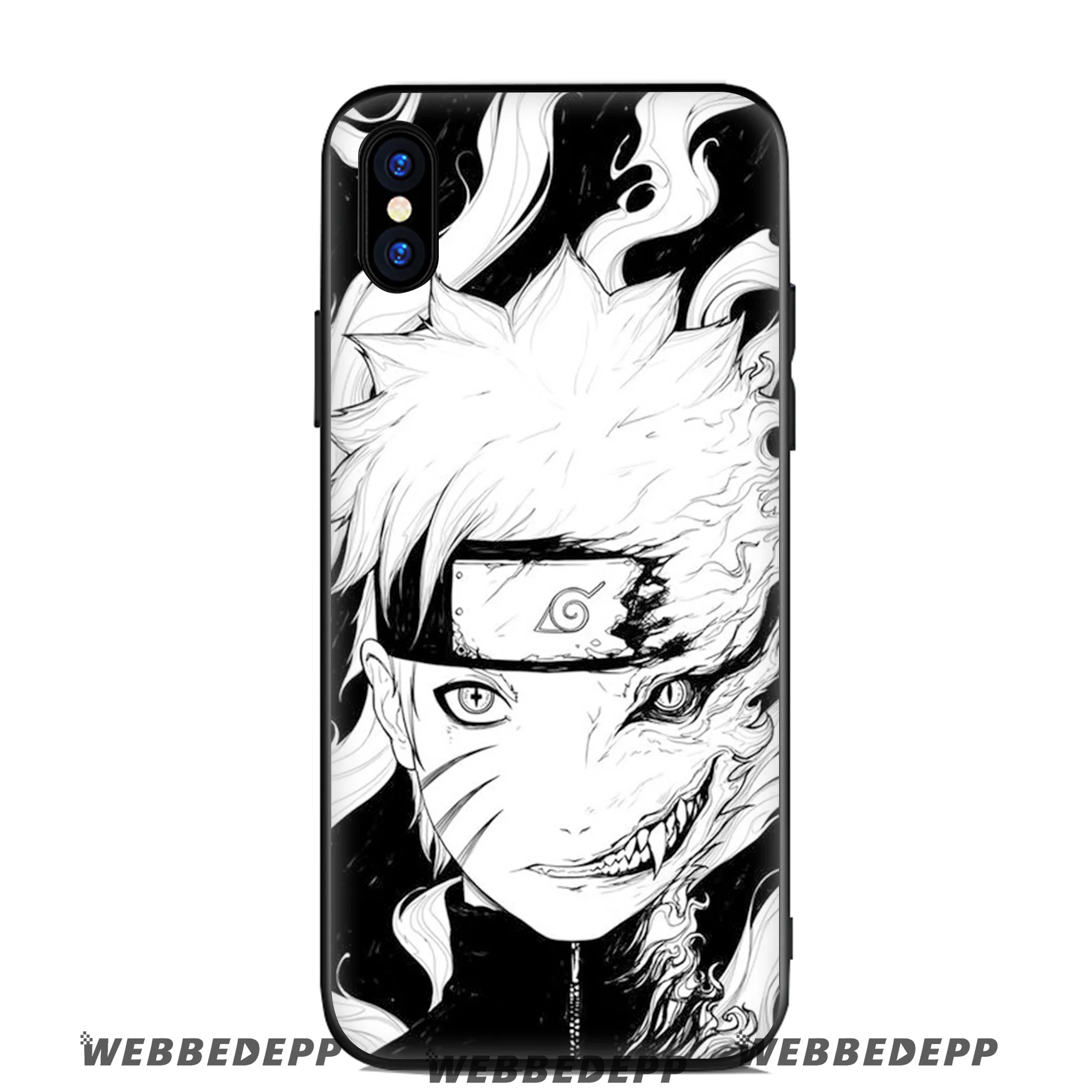 WEBBEDEPP логотип Akatsuki Наруто крутой Мягкий силиконовый чехол для Apple iPhone 11 Pro Xr Xs Max X
