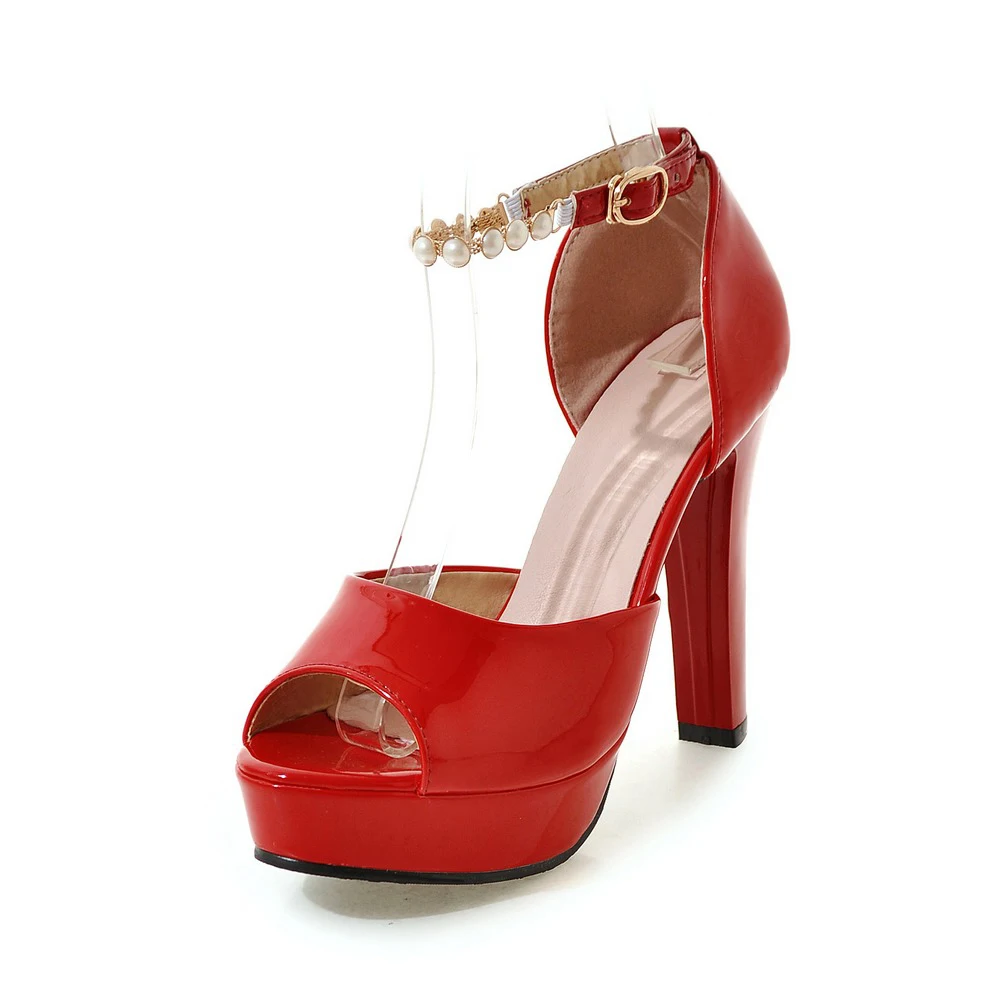 Большой Размер 11 12 платформа партия обуви женщина для женщины peep toe каблуки