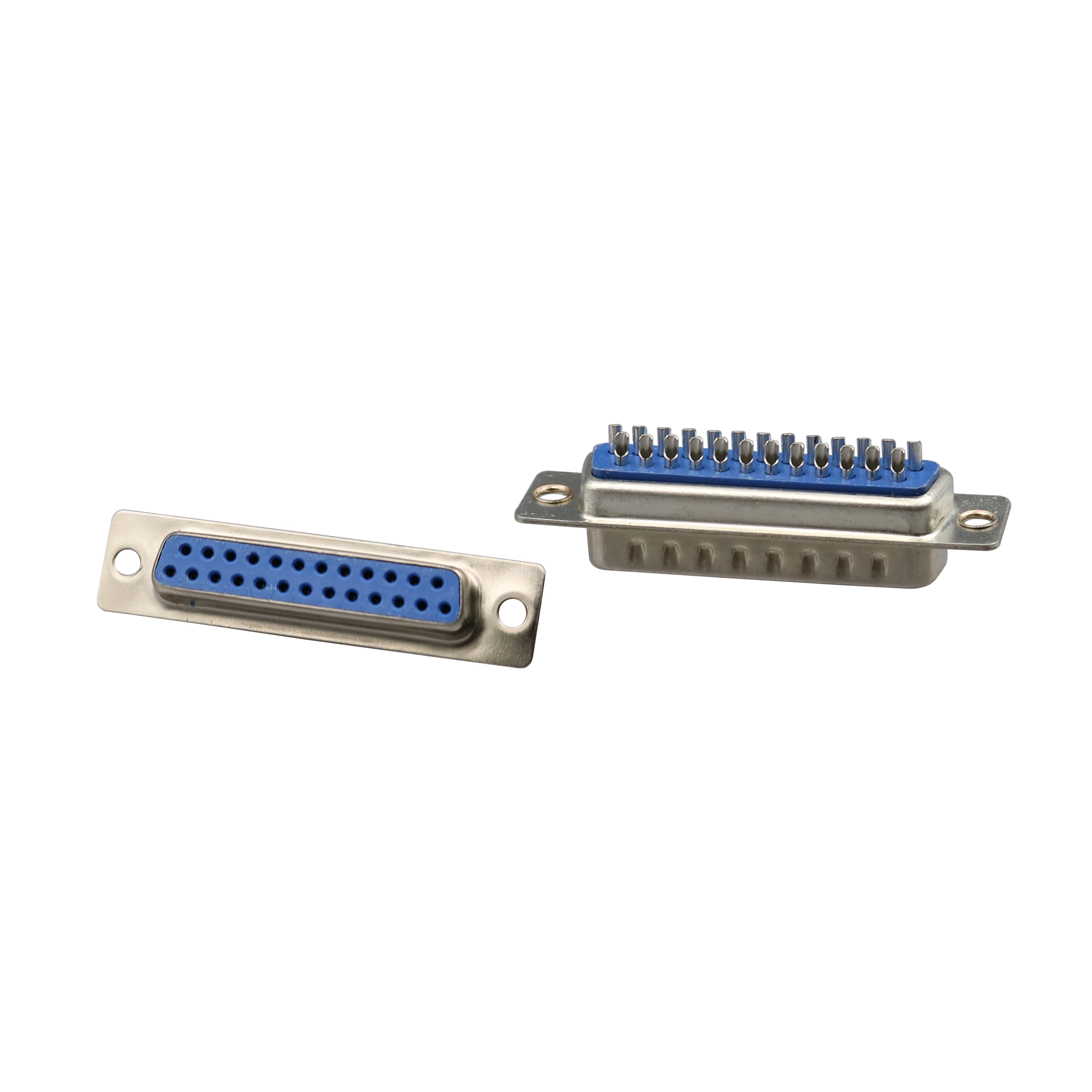5 шт. DB25 круглые контакты 2 ряда 25 контактов паяльный разъем|connector 2|connector roundconnector