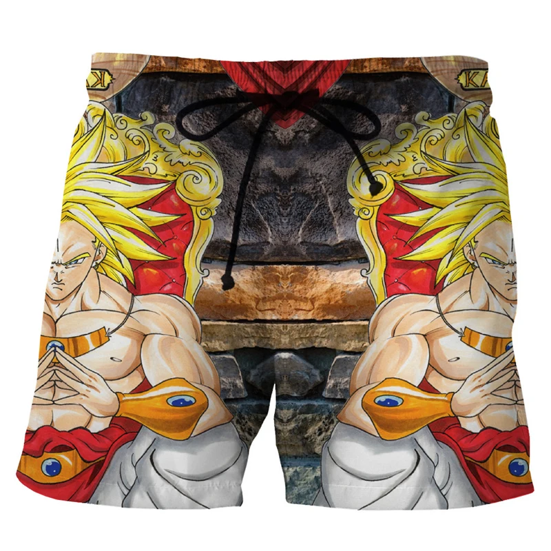 Cloudstyle2018 пляжные шорты мужские 3D печать Аниме dragon ball шорты S-5XL Цветной купальник Мужские шорты dragon ball бордшорты