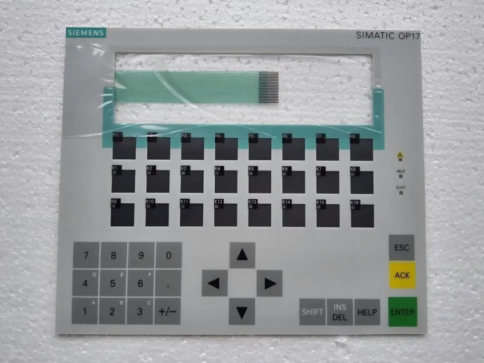 

6AV3617-IJC20-0AX1 (OP17\DP) Membrane Keypad for HMI Panel repair~do it yourself,New & Have in stock