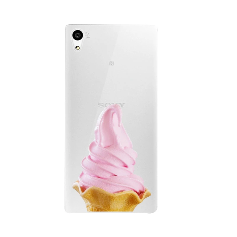 Мягкий прозрачный чехол из ТПУ для телефона Sony Z2 Z3 Z4 Z5 C3 C4 C5 Lemon River с рисунком