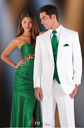 

2017 Latest Coat Pant Designs White Wedding Suits for Men Prom Jacket Groom Blazer Skinny Style Suit Custom 3 Piece Tuxedo Terno