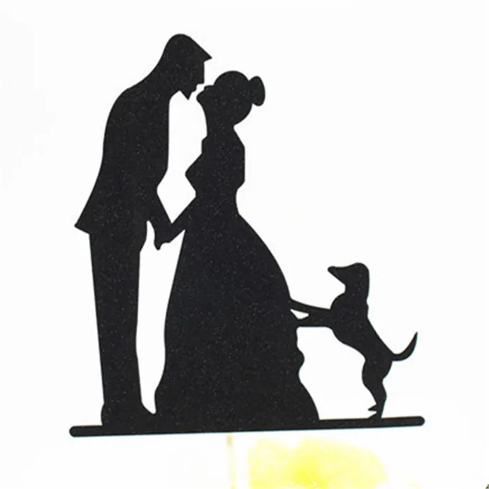 H77 Cake Topper Топпер для торта, свадебные черные вечерние принадлежности, топпер для торта жениха и невесты, украшение для свадьбы, Свадебный Топпер для торта Mr Mrs - Цвет: H77 Cake Topper