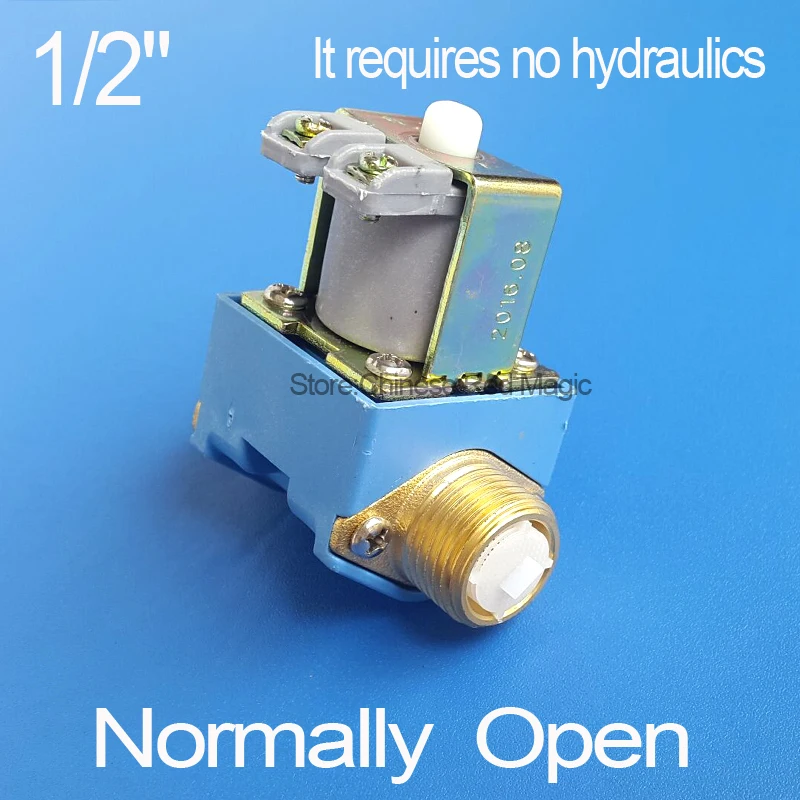 Не требуется катушка электромагнитного клапана с нормально открытым