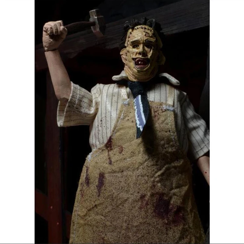 Игрушки куклы 18 смигра подлинный с надписью Texas CHAINSAW ПВХ фигурка Killing spree