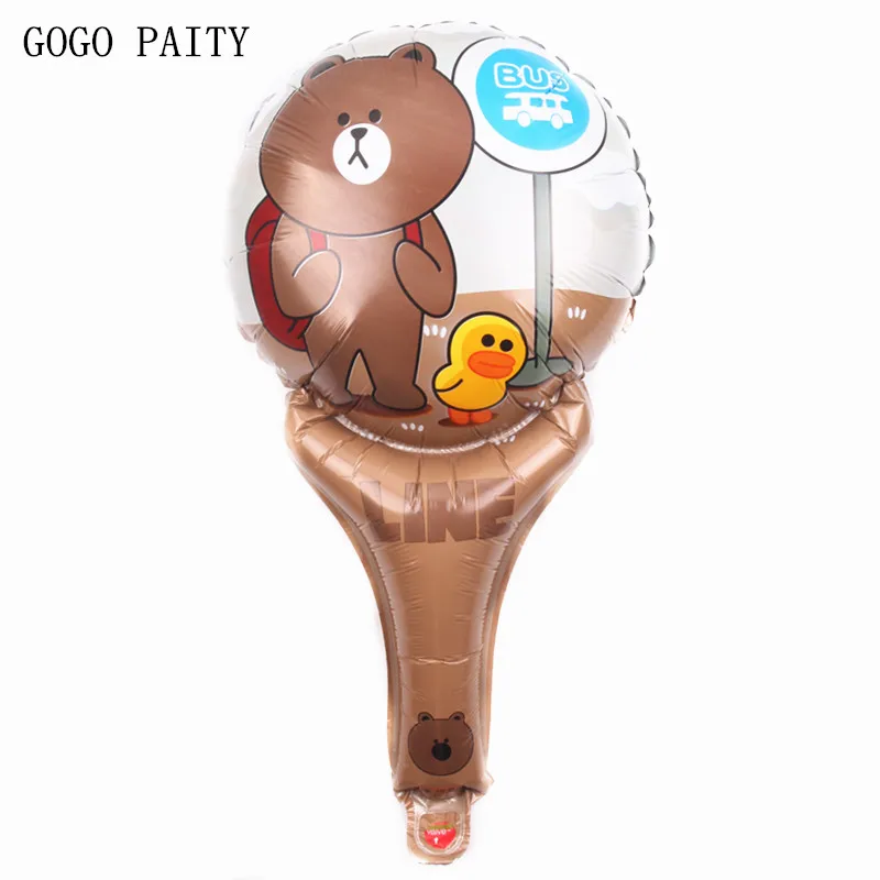 GOGO PAITY, новинка,, Мультяшные портативные алюминиевые шары, Детские праздничные декоративные шары, высокое качество