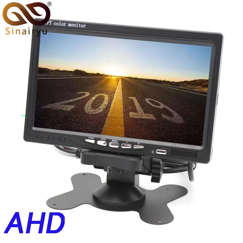 2019 Новый 800*480 AHD автомобильный парковочный монитор с 2 канальным видео