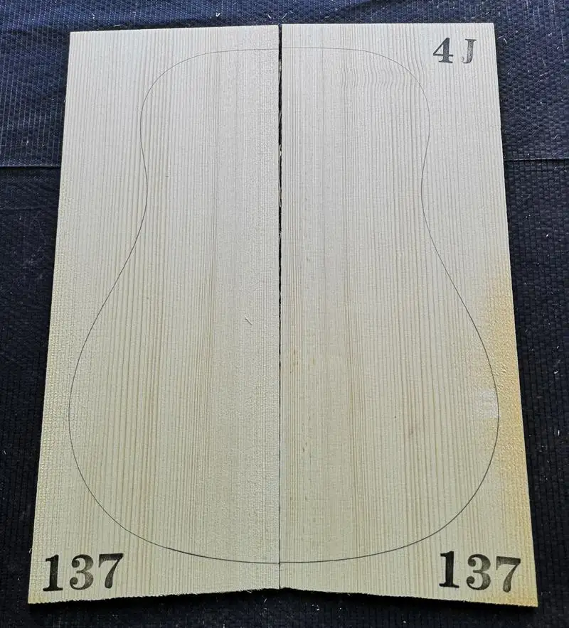 GERSP-4J137 4# класс Picea Abies Alps ель гитара из твердой древесины топ 41 дюймов DIY деревянная гитарная панель ручной работы материал для изготовления гитар 4,5*215*5 - Цвет: GERSP-4J137