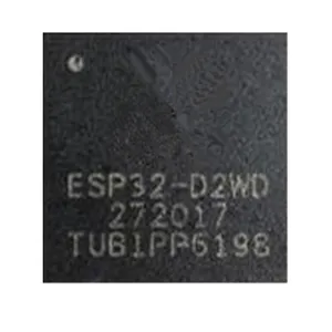 ESP32-D2WD QFN48 dual-core MCU Wi-Fi & Bluetooth combo 2 MB flash inside QFN 48-pin 5*5 mm Wi-Fi+BT/BLE chip