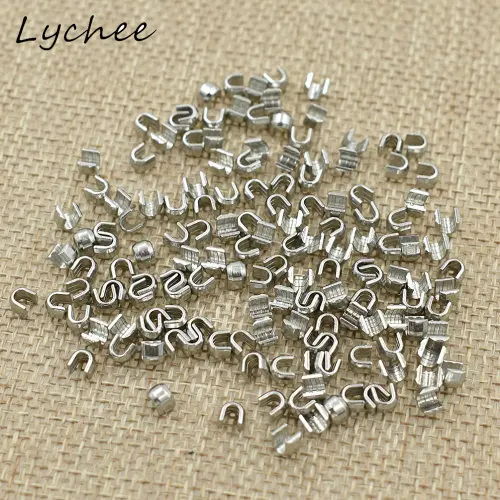 1 Lychee 150 шт. 5# высокое качество u-образная металлическая молния фиксатор Сделай Сам швейная одежда для рукоделия штаны на молнии аксессуары - Цвет: 1