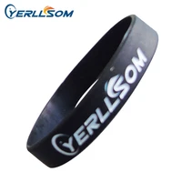 500pcslot free shipping 12 inch high quality engraved and ink filled yellsom silicone bracelets for gifts p032506