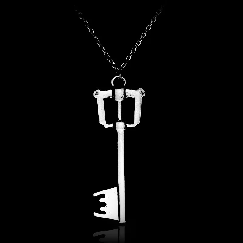 Модное колье с крутящим моментом серии Kingdom Hearts Высокий полированный ключ для