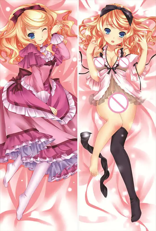 R18 galgame ikoku meiro no croisee аниме персонажи сексуальная девушка yune & alice blanche наволочка для