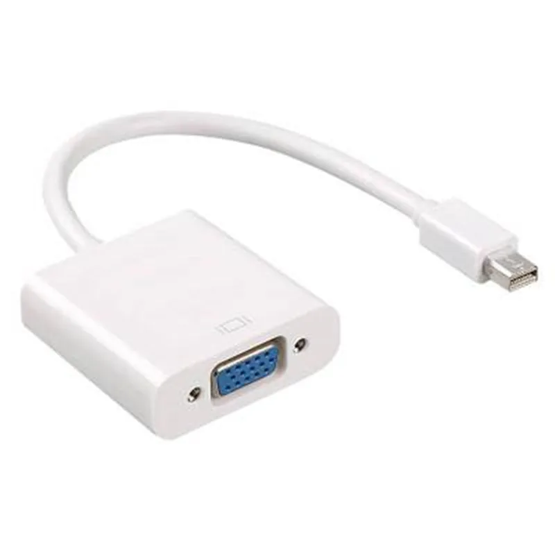 Minidp к vgaMini DisplayPort VGA Кабель-адаптер мужчин и женщин Thunderbolt конвертер для MacBook