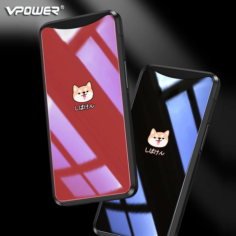Чехол VPOWER OPPO Find X из закаленного стекла для OPPO Find X Чехол 6,42 ''чехол s роскошный цветной бампер FindX Fundas