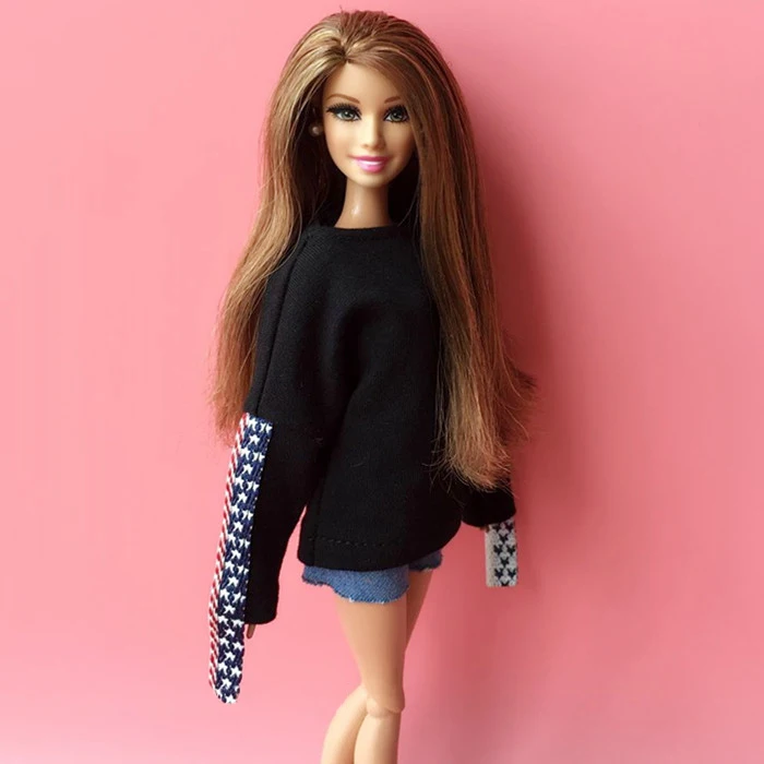 B001 шарнирная кукла Blyth одежда 30 см 1/6 куклы аксессуары Azone Длинные рукава футболка