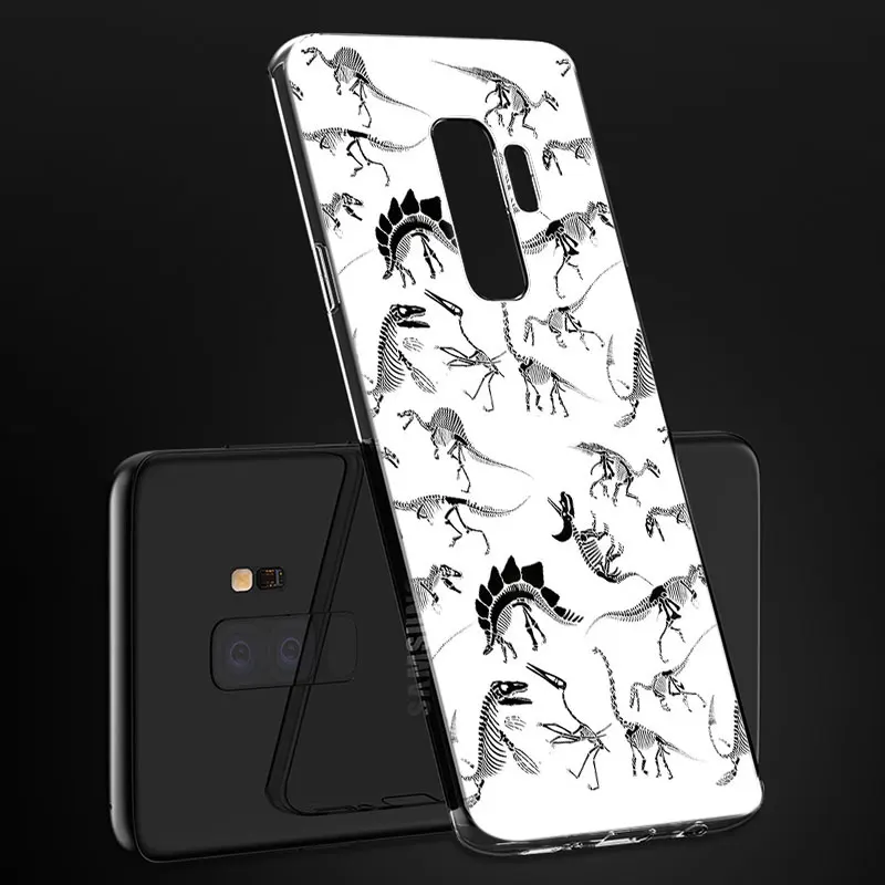 Мягкий силиконовый чехол с динозаврами Юрского периода для Samsung Galaxy S10 S9 S8 Plus S7 Edge