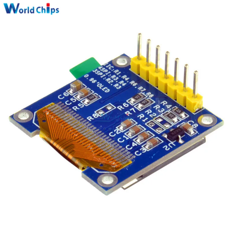 Светодиодный ЖК дисплей 1 3 дюйма х64 O белого цвета для Arduino SPI Communicate|display module|128x64