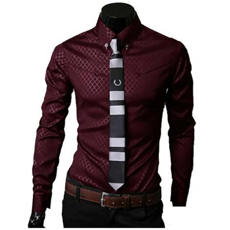 Манер Karierte Hemden 5XL 2018 Neue Men-smokinghemd-lange hulse Dunne Beilaufige Schwarze Weibe Social Mannlich Kleidung | Мужская