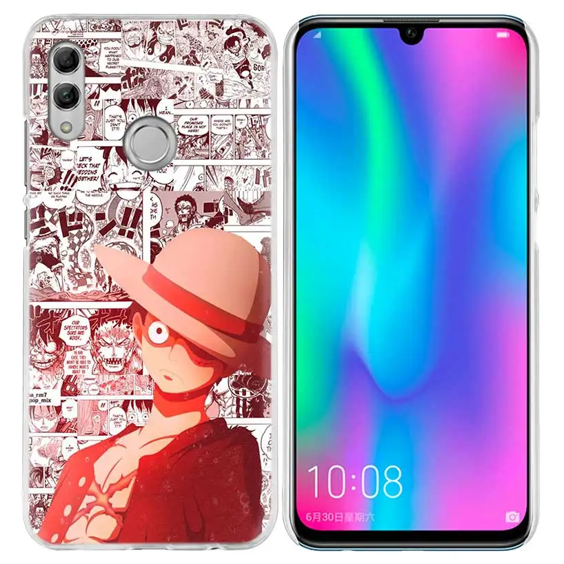 01 Comie Одна деталь чехол для huawei Honor 8X Y9 9 10 Lite Play 7C 8C 8S 8A фотоаппаратов моментальной печати 7S 7A Pro V20 20i Y6 Y7 Y5 жесткий чехол с рисунком из аниме чехол для телефона - Цвет: 01