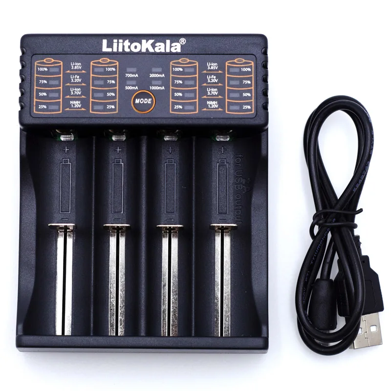 Зарядное устройство Liitokala Lii 402 18650 1 2 в 3 7 85 В AA/AAA 26650 10440 14500 16340 25500 умное зарядное