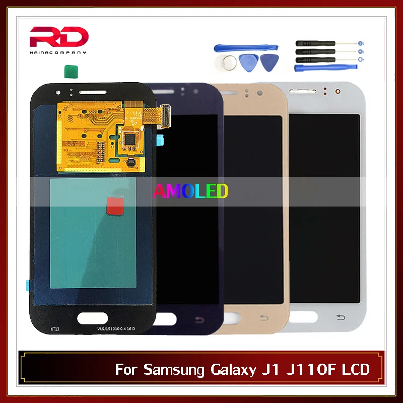 AMOLED/TFT LCD для SAMSUNG Galaxy J1 Ace дисплей J110 J110H J110F J110M сенсорный экран дигитайзер Запасные части|Экраны мобильных