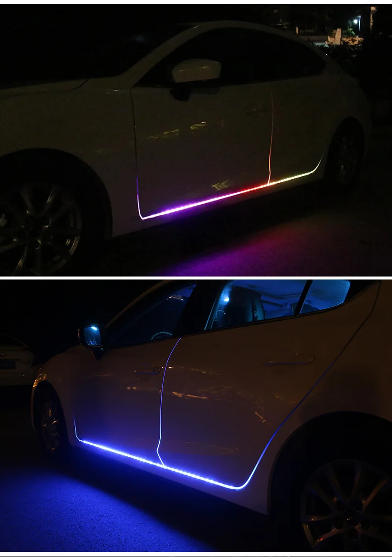 Новый reomte управления RGB тележка на колесах гибкий Светодиодные ленты украшение