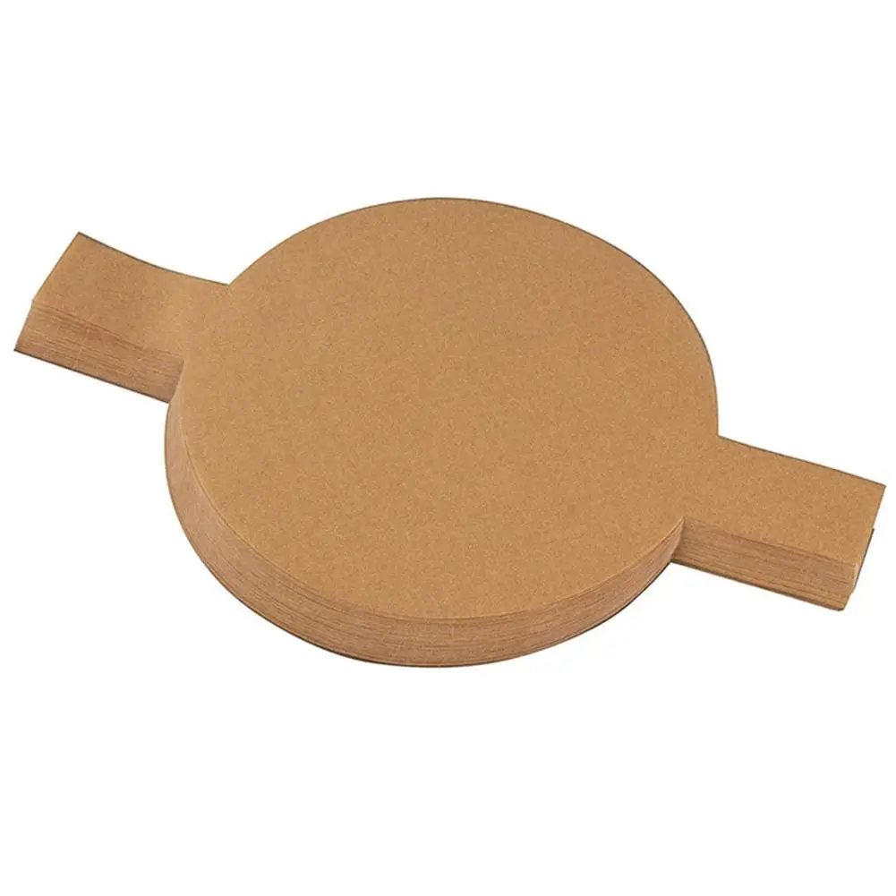 100 листов силиконовая бумага запеченная кожа ягненка выпечки круглый горшок для